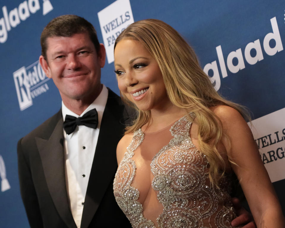 Mariah Carey has sold the $AUD13 million dollar engagement ring she received from ex-boyfriend James Packer. Source: Getty