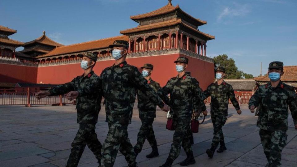 中國今年的國防預算比2020年增長6.8％。