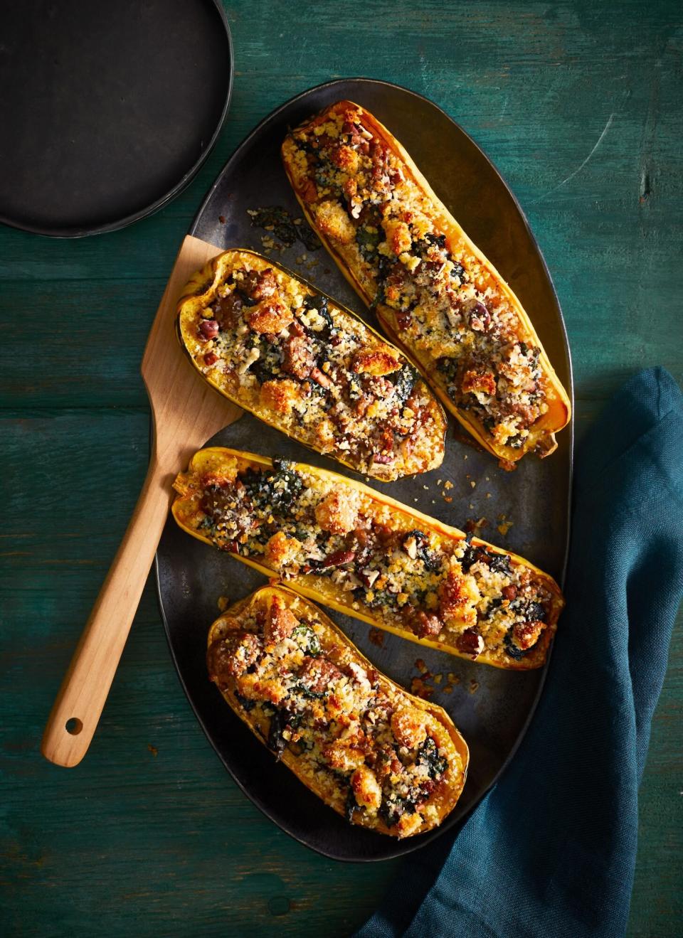 Sausage-Stuffed Squash