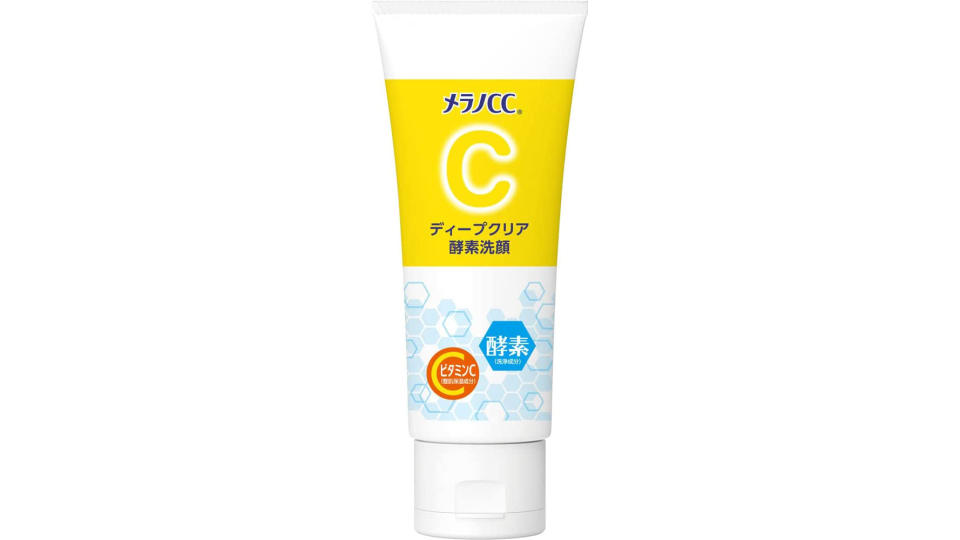 Melano CC Deep Clear Enzyme Face Wash, 4.6 oz (130 g), Enzymes x Vitamin C, Facial Cleansing Foam, Pore Care. (Photo: Amazon SG)