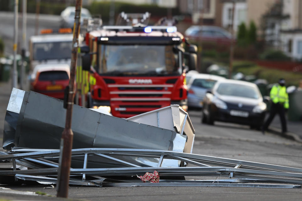 Wind And Rain Hit The UK