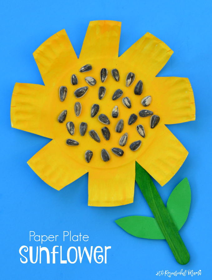 Paper Plate Sunflower Craft