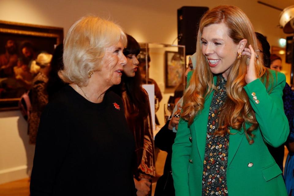 The Duchess of Cornwall (left) with Boris Johnson’s wife Carrie (Peter Nichols/PA) (PA Wire)