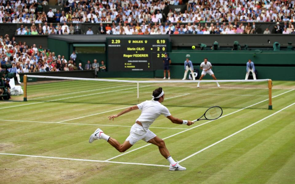 Federer needed just one hour and 41 minutes to defeat Cilic