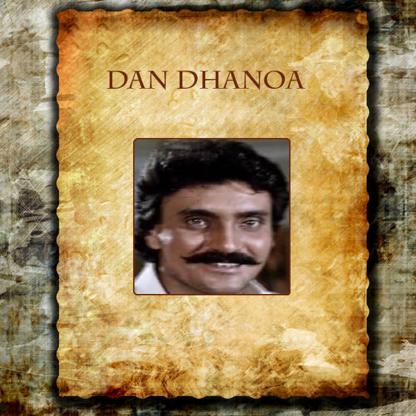 <b><p>Dan Dhanoa</p></b> His heyday was between 1985-1995 and Dan was as bad as they came. He had light eyes (or at least donned grey-coloured eye lenses to look evil) and a really mean moustache. He was either lunging at an actress finding her way to the village from the woods or stabbing the hapless father of a child who would eventually grow up to become the hero of an absurd multi-starrer. Dan Dhanoa has acted in 30 odd films and his legacy is something we cherish. His filmography is indeed colourful: Sasti Dulhan Mehenga Dulha, Aaj Ka Gunda Raaj, Mard. His belle époque though coincided with the meteoric rise of director Rajiv Rai, who introduced an urbane cool-th to Bollywood in the 1980s and 1990s. But Dan, in his prime, also acted with pretty much all the big names. We hear that he married an actress-cum-kathak dance instructor called Nandita Puri in 2007. The news delights us. But if anyone has plans to convince Mr Dhanoa to put on cat eye lenses, get out of a red Maruti van and massacre an entire family with his AK-47 (on screen, guys. relax), we would like to be informed on missing.celebs@yahoo.com