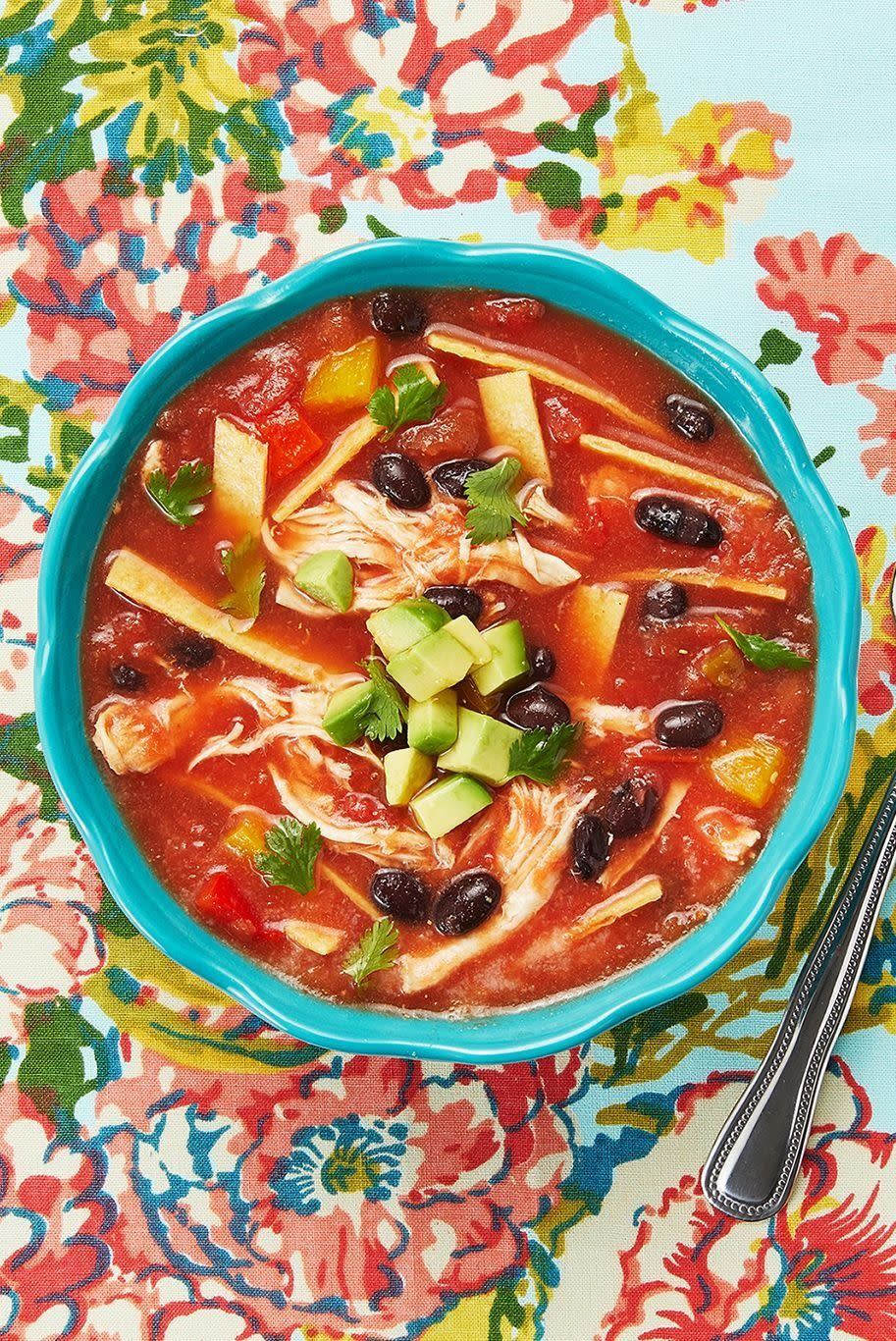 cheap crock pot recipes chicken tortilla soup