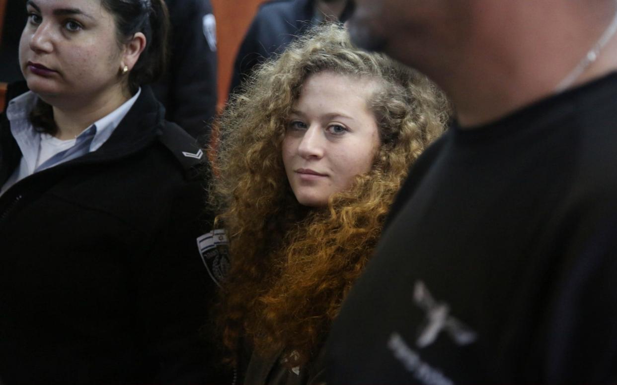 Ahed Tamimi, 17, is expected to be freed in July - Anadolu