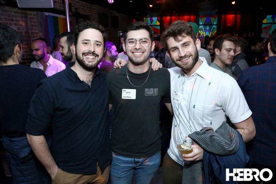 photo gallery NYC Passover Pregame gay bar party 2024 Hebro Events