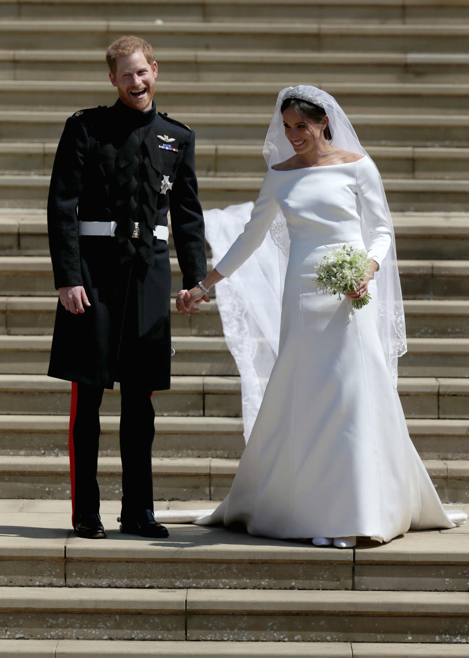 Harry and Meghan were wed in May (Getty)