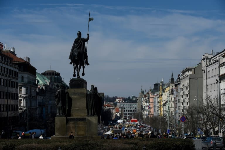 Wenceslas Square in Prague is one of the city's major tourist attractions