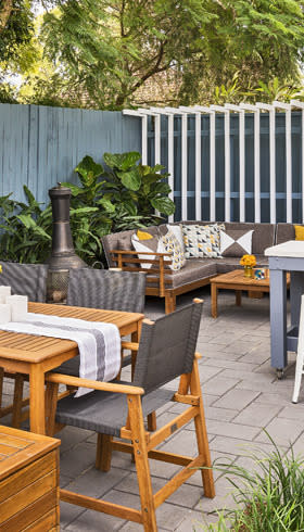 Make your BBQ area a hot spot for entertaining