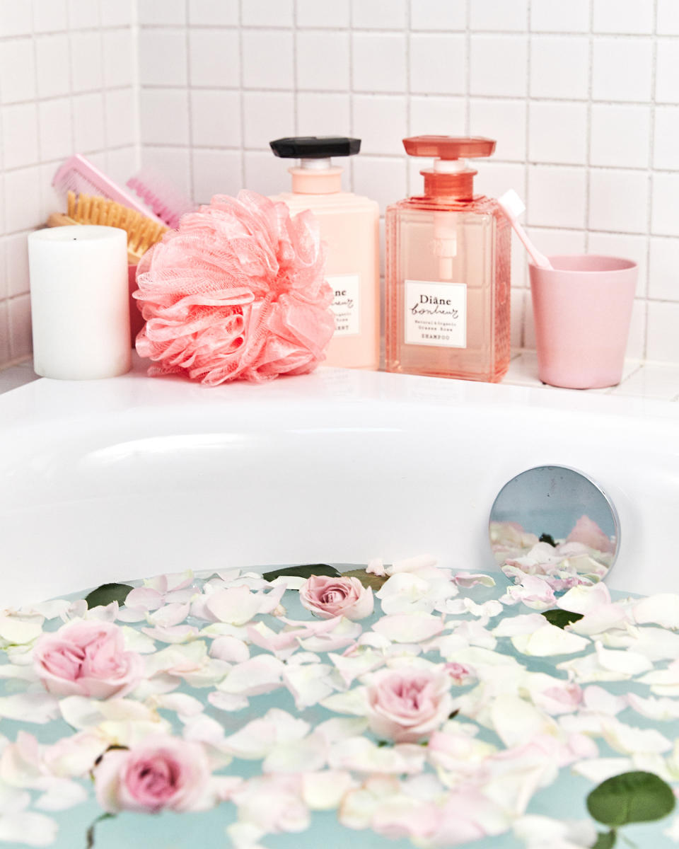 Grasse Rose Treatment (left) and Shampoo (right) (PHOTO: Diane Bonheur) 