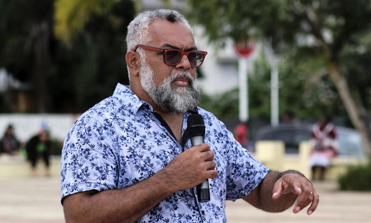 <span>Pro-independence candidate Emmanuel Tjibaou has been elected to France’s national assembly, one of two MPs representing New Caledonia.<br></span><span>Photograph: Theo Rouby/AFP/Getty Images</span>