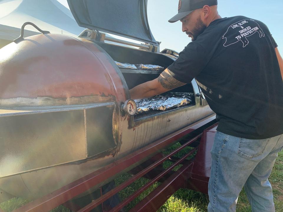 Marcus Stokely of Wells Station BBQ knows all about “low, slow, and smoked to perfection.” 2022