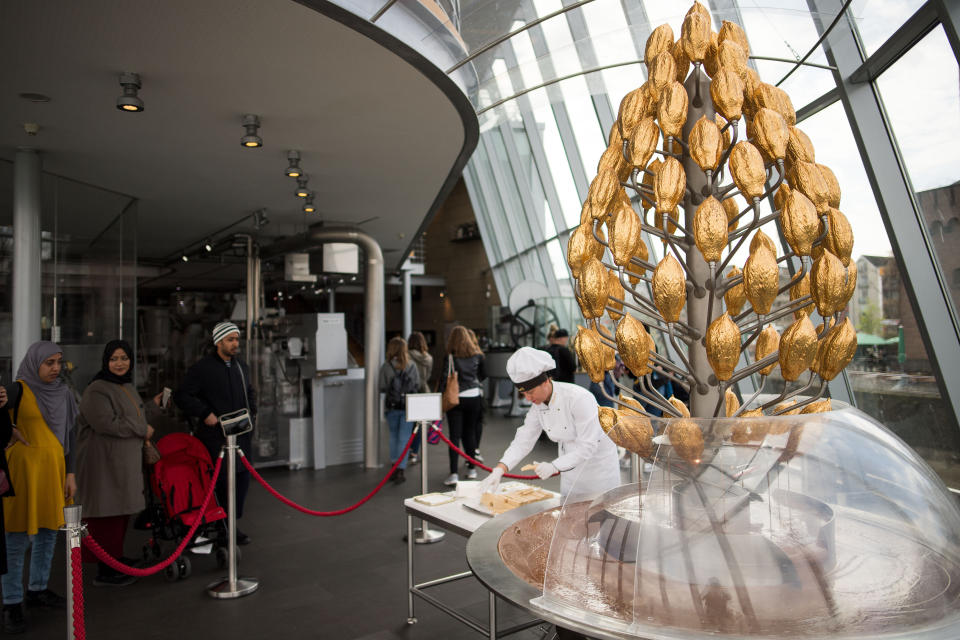 If you find yourself in Germany, consider checking out <a href="https://www.schokoladenmuseum.de/en/" target="_blank" rel="noopener noreferrer">The Imhoff-Schokoladenmuseum</a>&nbsp;aka The&nbsp;Chocolate Museum in Cologne. The scenic museum presents the global history of cocoa and a look at contemporary chocolate production, as well as a popular cafe and shop.&nbsp;