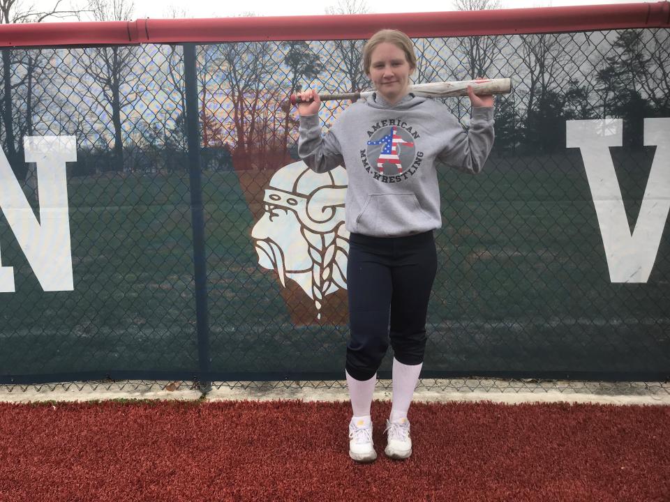 Eastern's Alexis Rosano was a state champion on mat, but traded in her wrestling shoes for cleats as she pursues her dream of playing college softball.