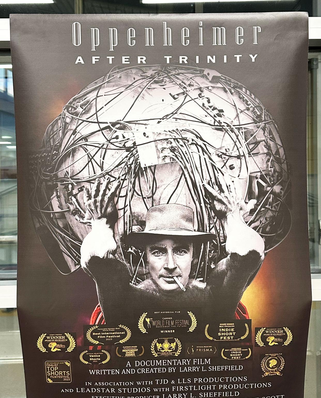 The documentary film poster for "Oppenheimer: After Trinity."
