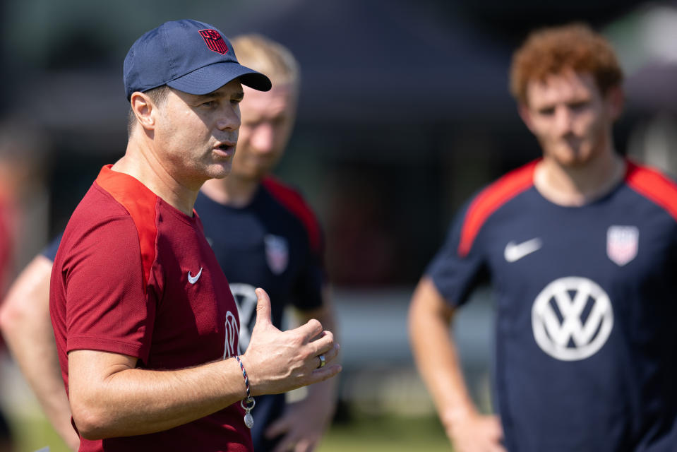 AUSTIN, Texas – October 7: Head coach Mauricio Pochettino of the United States during USMNT training in St. David's Performance Center on October 7, 2024 in Austin, Texas. (Photo: John Dorton/ISI Photos/USSF/Getty Images for USSF)