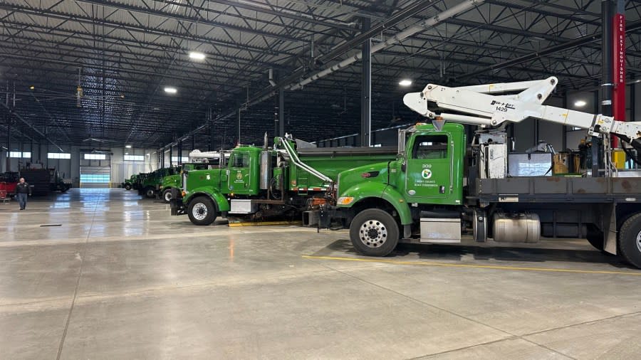 Inside the Kent County Road Commission's new Central Complex in Walker on Nov. 26, 2023.