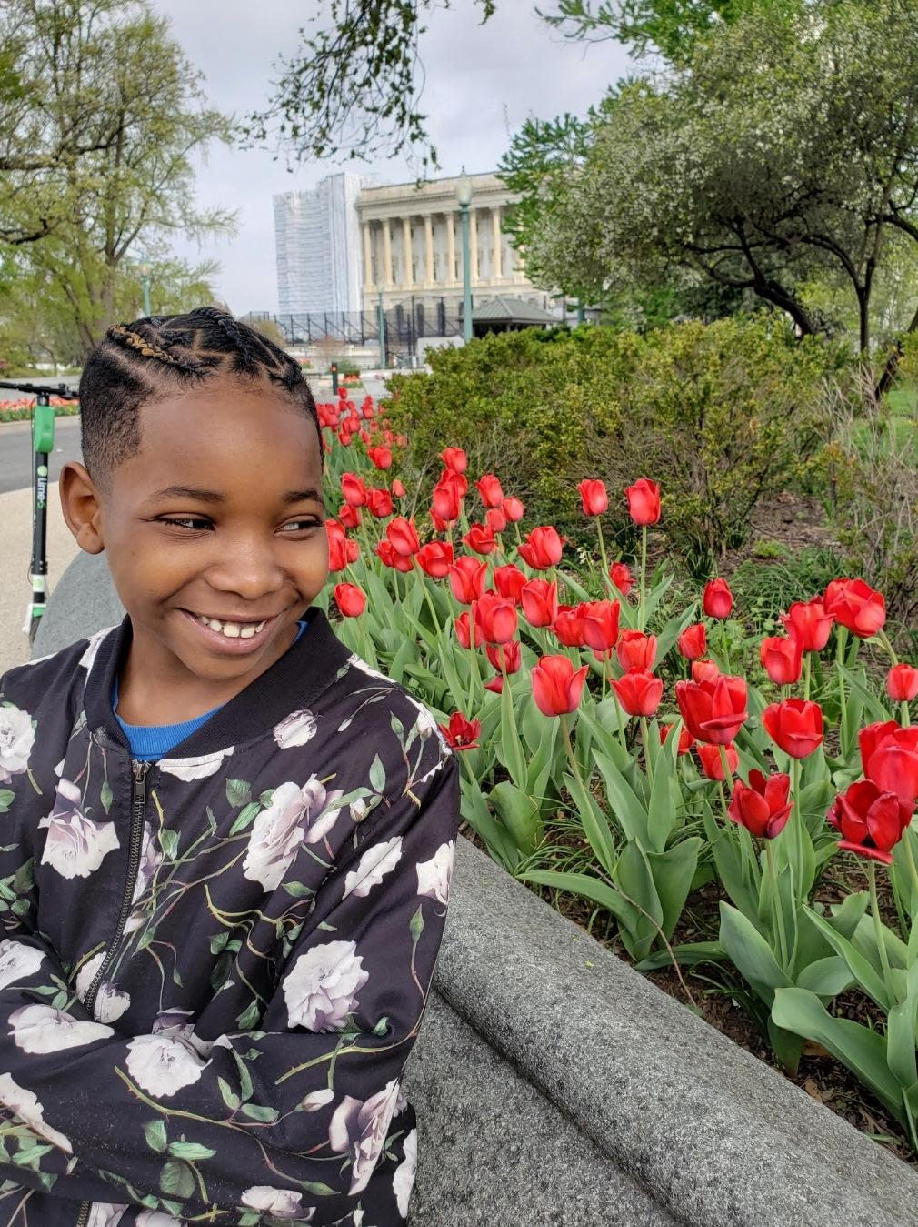 Tiffany Kelly's 10-year-old son with learning disabilities poses for a picture. (Credit: Tiffany Kelly)