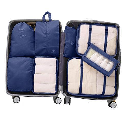 1) Luggage Packing Cube Set (Set of 8)