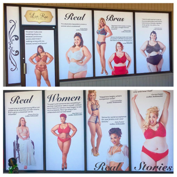 This lingerie campaign has been criticised for being too diverse! [Photo: Instagram/liviraelingerie]