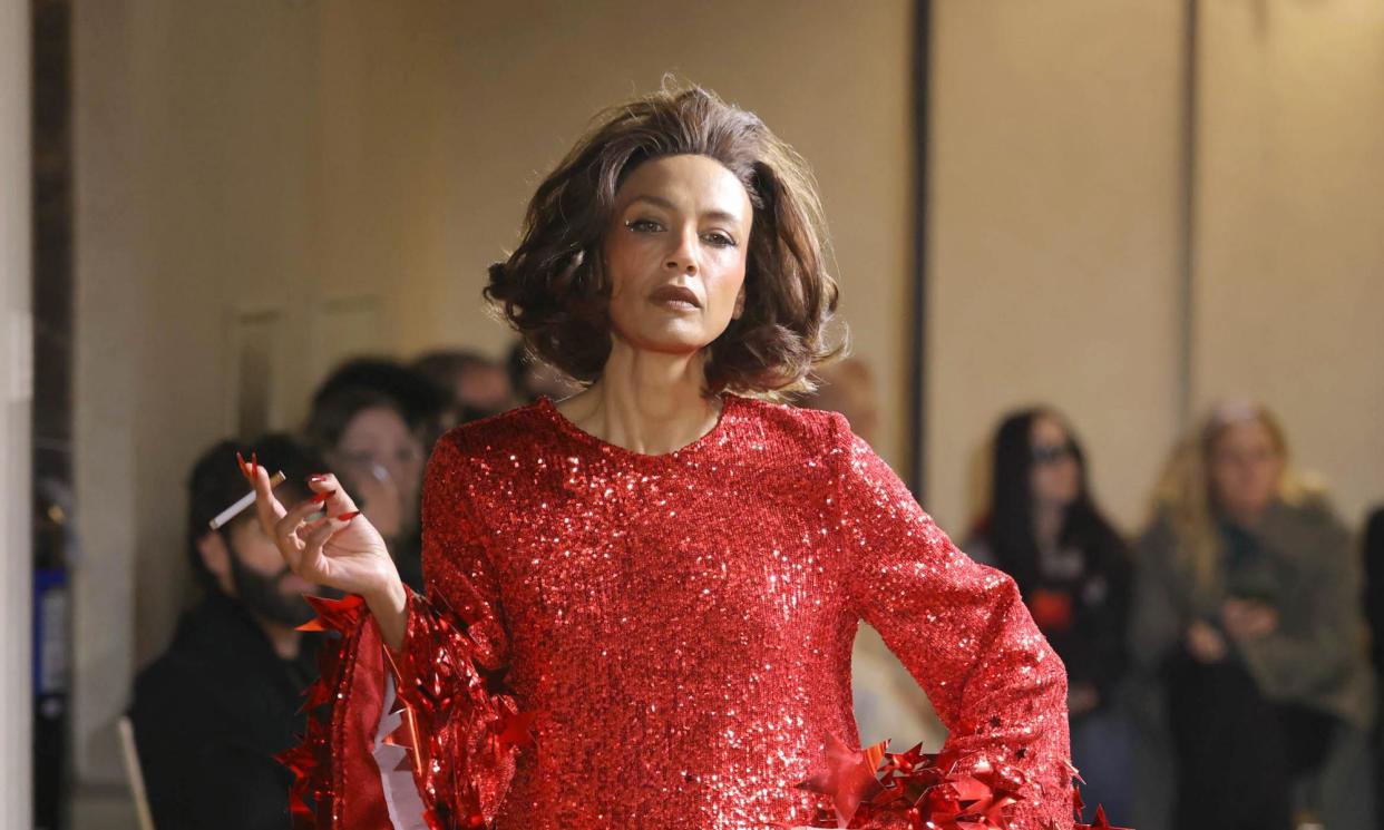 <span>Cigarettes have been part of recent fashion shows, with Christian Cowan models at New York fashion week in February smoking on the catwalk.</span><span>Photograph: JP Yim/Getty Images</span>