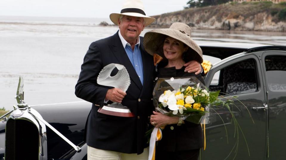 peter and merle mullin at pebble beach