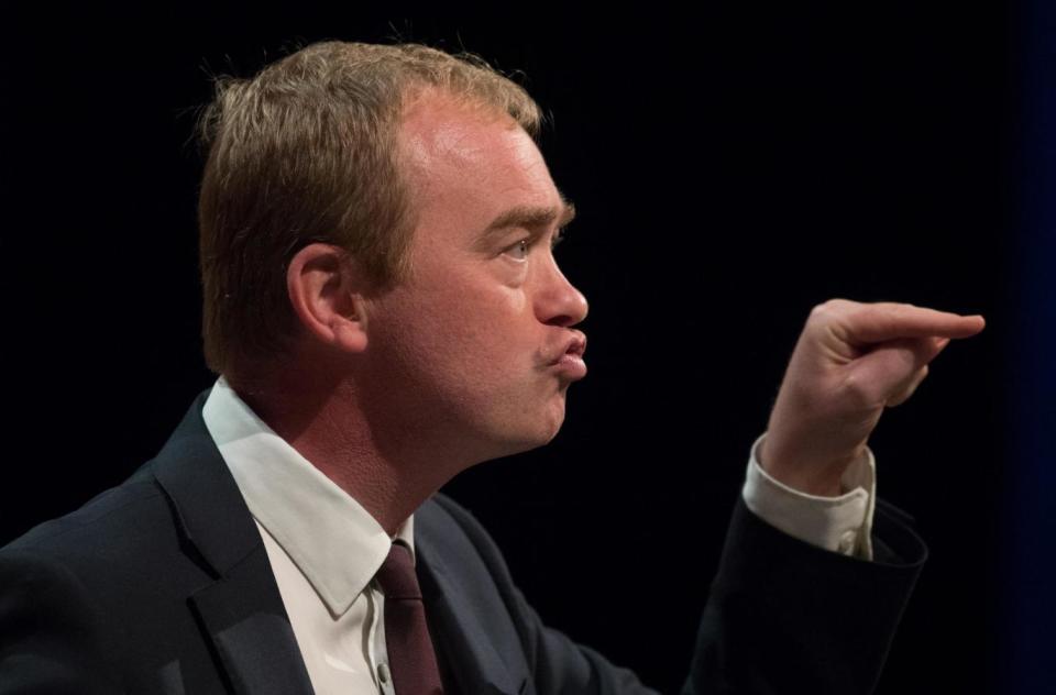 Missing the point: Tim Farron: (Photo by Matt Cardy/Getty Images) (Getty Images)