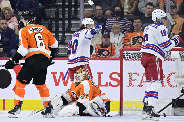 Kakko, Georgiev lead Rangers to shutout of Flyers - 6abc Philadelphia