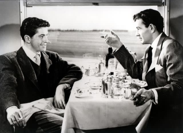 Farley Granger and Robert Walker in 'Strangers'