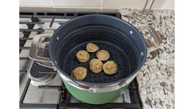 The Kilne Everything Pot + Steamer Bundle, Non-Stick Ceramic Coated Everything  Pot & Steamer