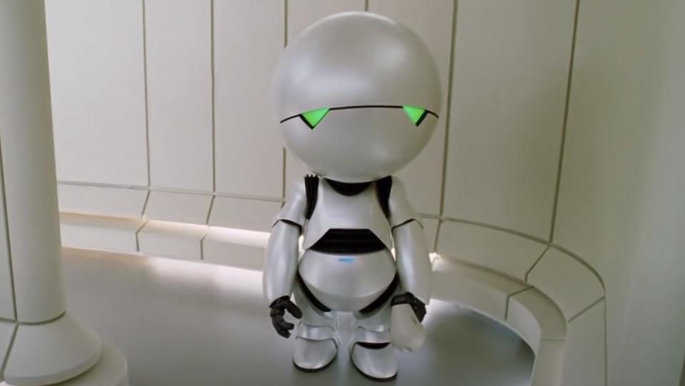 Marvin the Robot from The Hitchhiker's Guide to the Galaxy. Does this bot have ethics?