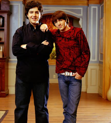 <p>Nickelodeon</p> Josh Peck and Drake Bell on 'Drake & Josh'