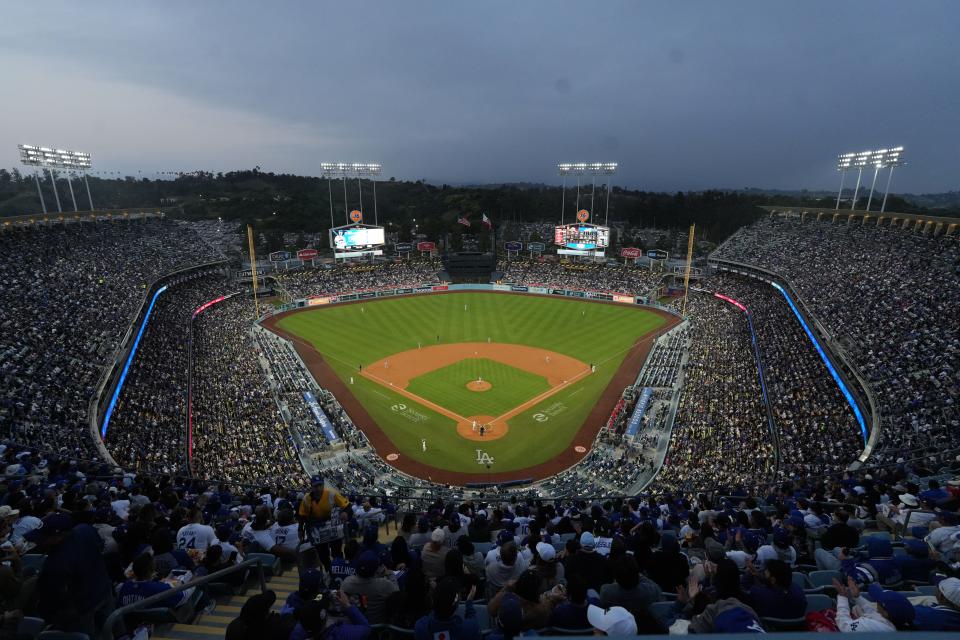 Dodger Stadium in Los Angeles,