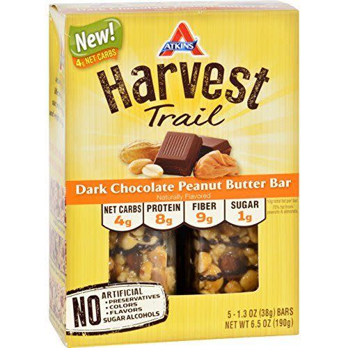 Harvest Trail Dark Chocolate Peanut Butter Bar