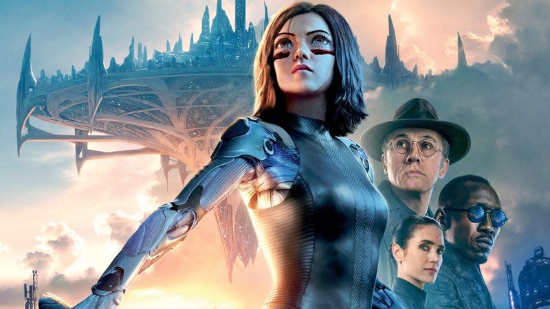 Main poster for Alita: Battle Angel.