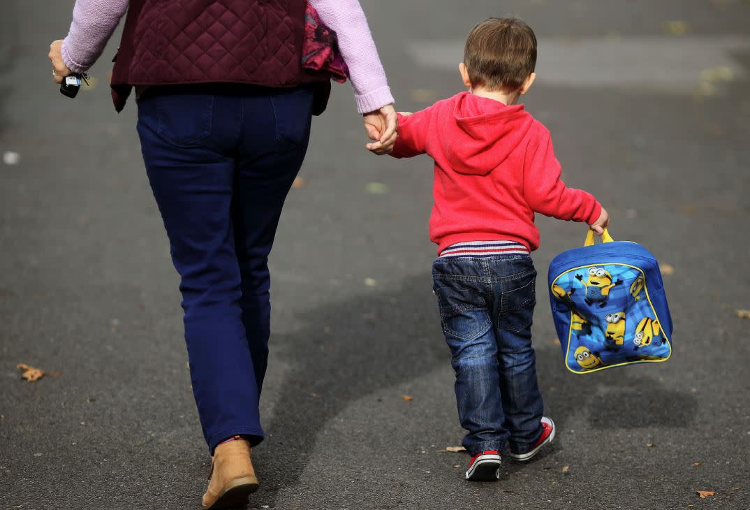 Getting the kids to school,is a stressful start to the day, a survey has found (PA)