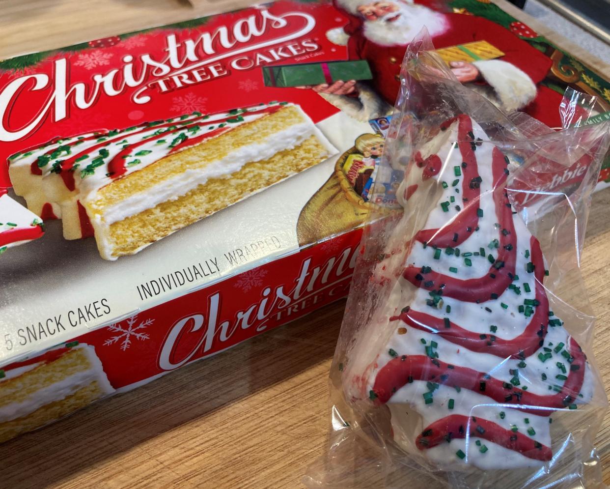 Little Debbie brand Christmas Tree Cakes are the inspirations for desserts in the Wilmington area. ALLISON BALLARD/STARNEWS