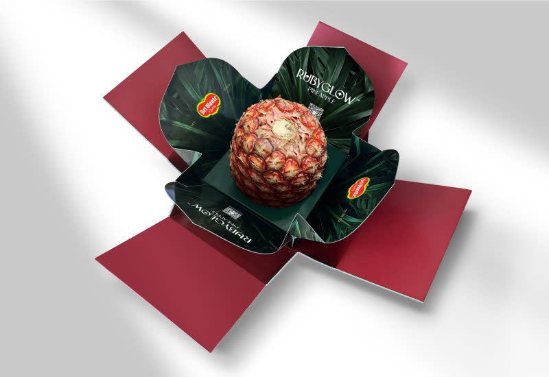 This week, Rubyglow pineapples, with their red, distinguishing shells, were <a href="https://www.prnewswire.com/news-releases/fresh-del-monte-brings-red-shelled-rubyglow-pineapple-to-the-us-market-302134827.html" rel="nofollow noopener" target="_blank" data-ylk="slk:officially introduced;elm:context_link;itc:0;sec:content-canvas" class="link ">officially introduced</a> to the U.S. market. (Fresh Del Monte)