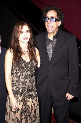 Helena Bonham Carter and Tim Burton at the New York premiere of 20th Century Fox's Planet Of The Apes