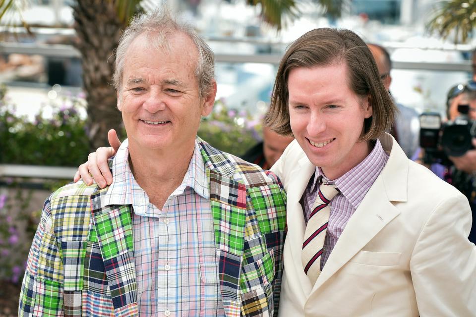 Bill Murray and Wes Anderson at the Cannes Film Festival in 2012