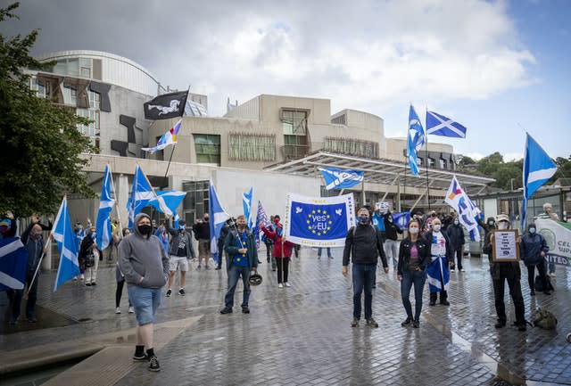 Scottish independence demonstration