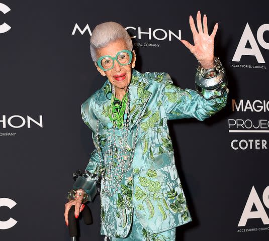 <p>Ilya S. Savenok/Getty</p> Iris Apfel