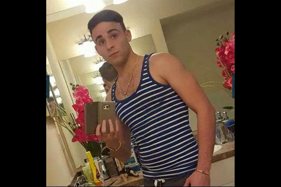 <p>An undated photo of Alejandro Barrios Martinez, one of the people killed in the Pulse nightclub massacre in Orlando, Fla., on June 12, 2016. (Christopher Rice via Facebook) </p>