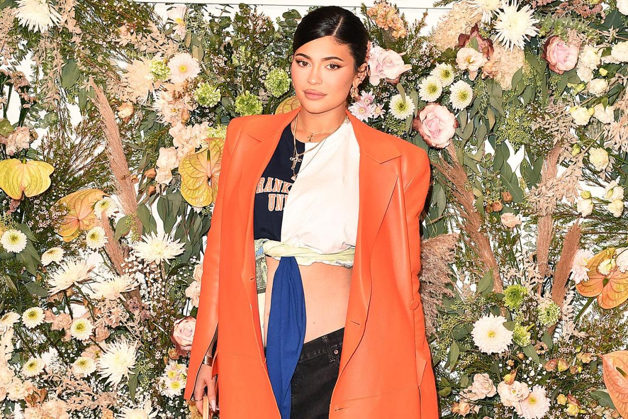 Kylie Jenner attends the REVOLVE Gallery NYFW Presentation And Pop-up at Hudson Yards on September 09, 2021 in New York City.