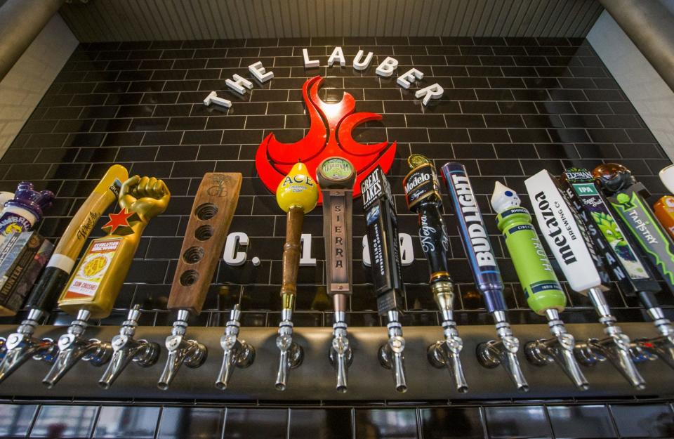 The Lauber features 24 taps with local and regional beer.