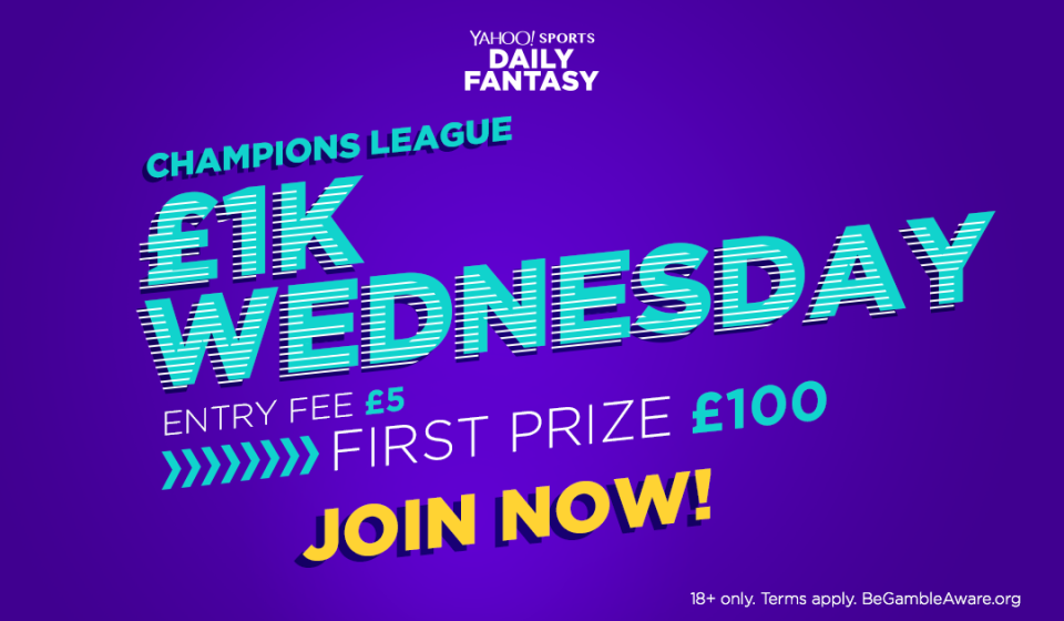 Win <strong>£100 cash</strong> playing fantasy football <a href="http://bit.ly/2FHEKZo" rel="nofollow noopener" target="_blank" data-ylk="slk:here;elm:context_link;itc:0;sec:content-canvas" class="link ">here</a>!