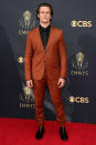 <p>We're loving this burnt orange suit from <em>Hamilton </em>star Jonathan Groff.</p>