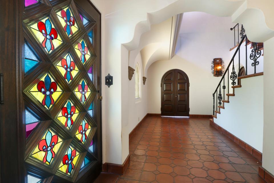 The home’s entryway.